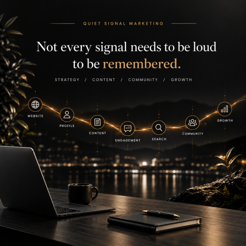 quiet signal marketing